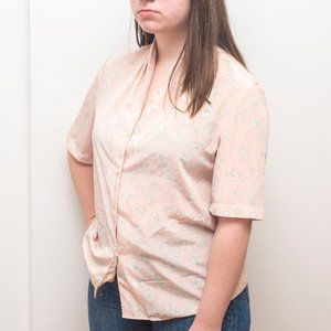 VINTAGE PLEATED BUTTON DOWN